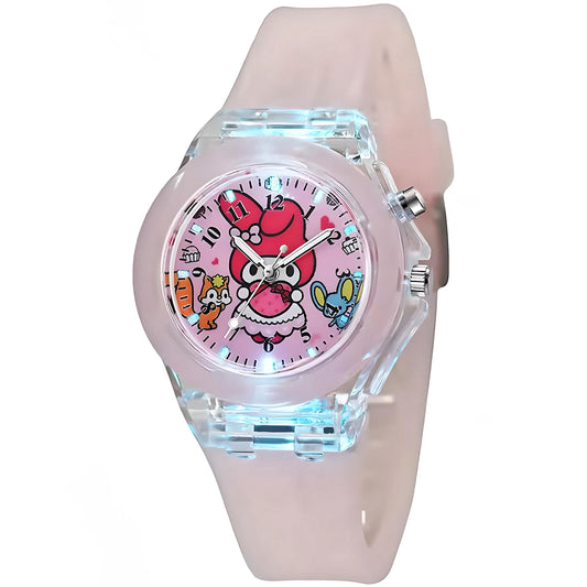 My Melody Light Up Analog Kids Watch with Silicone Band