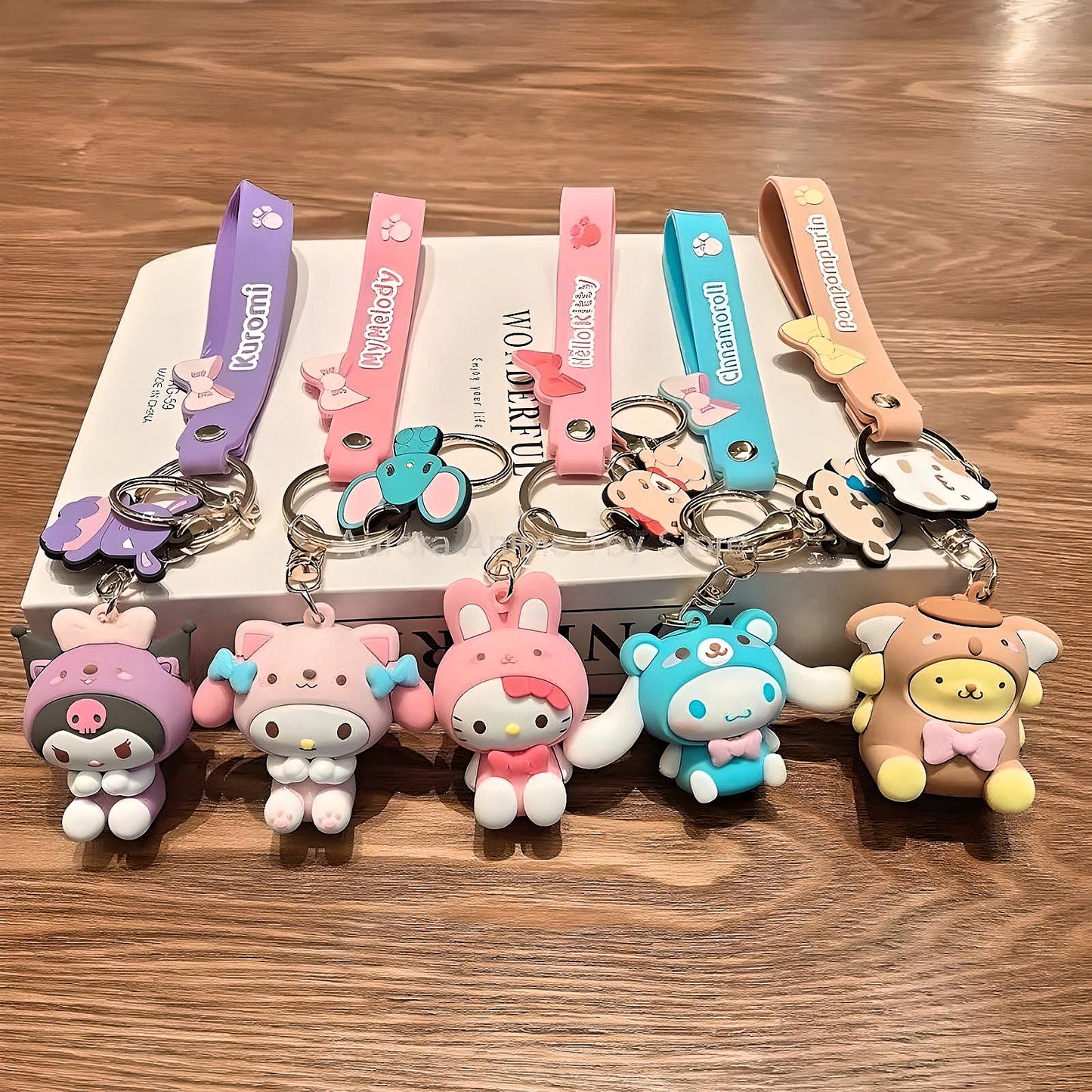 Hello Kitty & Friends Wristlet Keychains