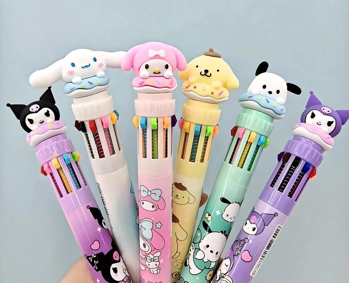 Hello Kitty and Friends 10 Colors 0.5mm Ballpoint Pens