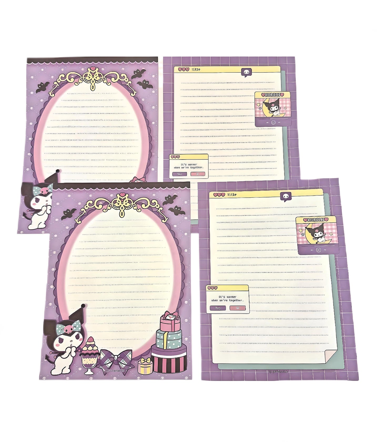 Kuromi Stationary Booklet