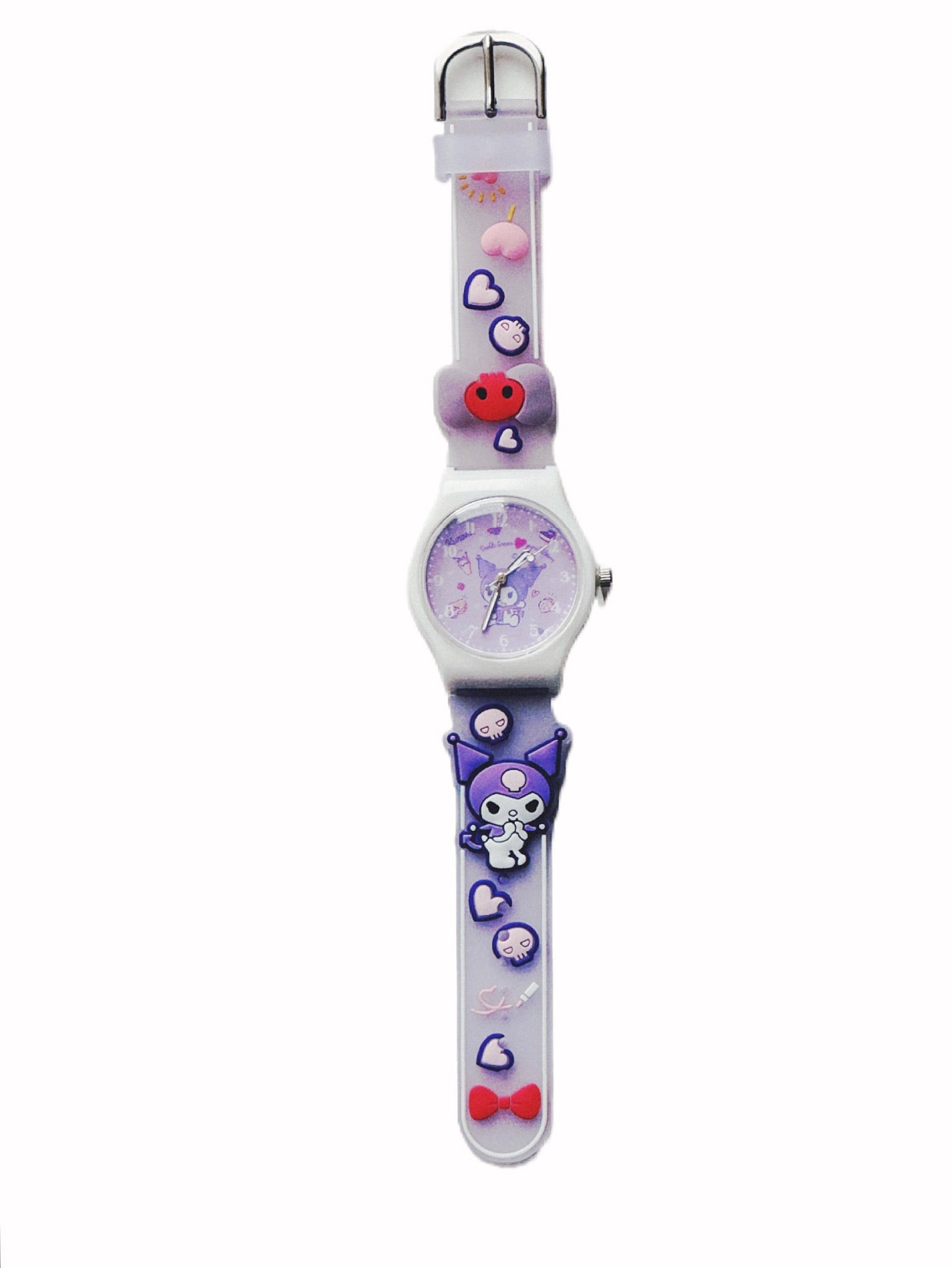 Kuromi Character Themed Kids Quartz Watch