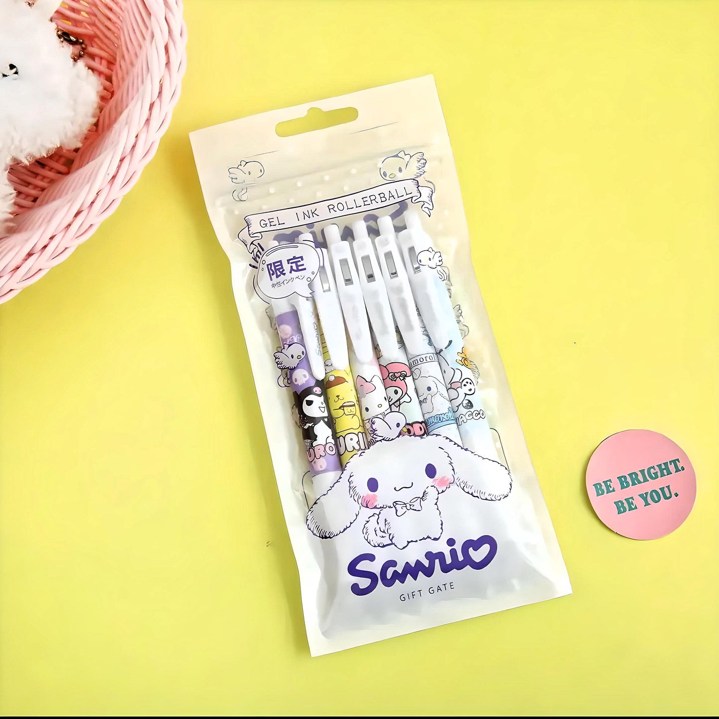 Hello Kitty & Friends Gel Pens - 6 Pack