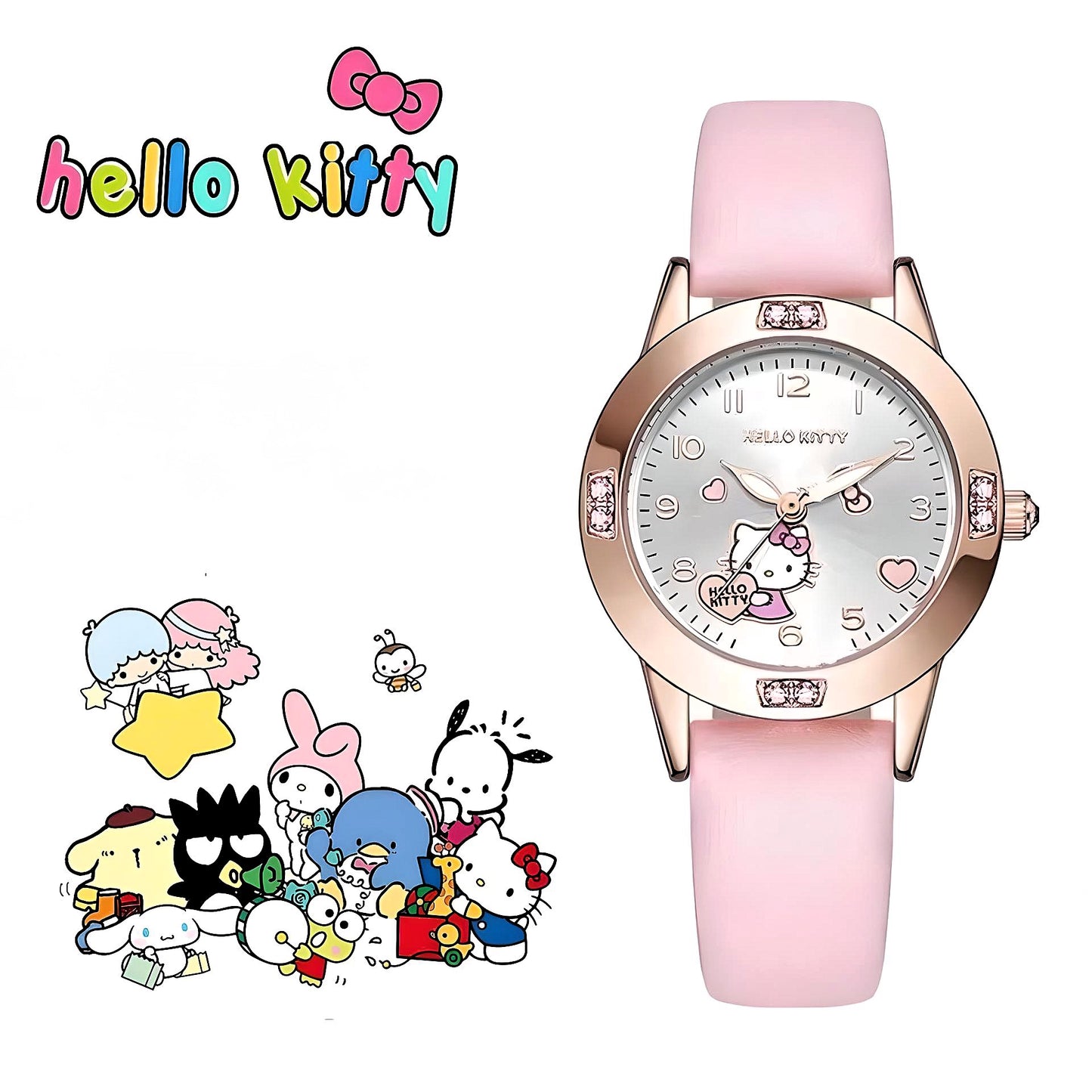 Hello Kitty Quartz Analog Kids/Womens Watch