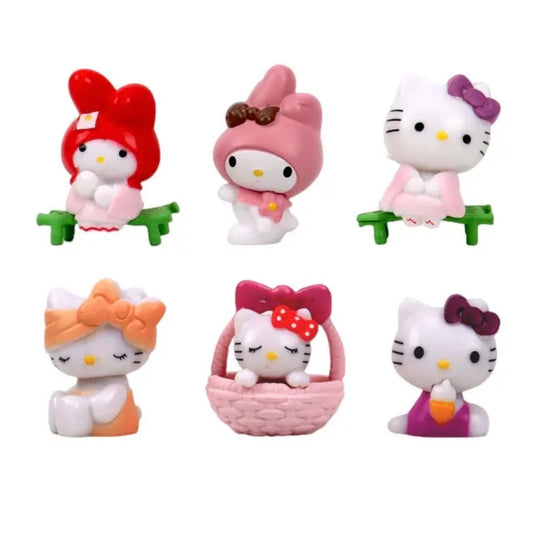 Hello Kitty Figurine Set- Set D