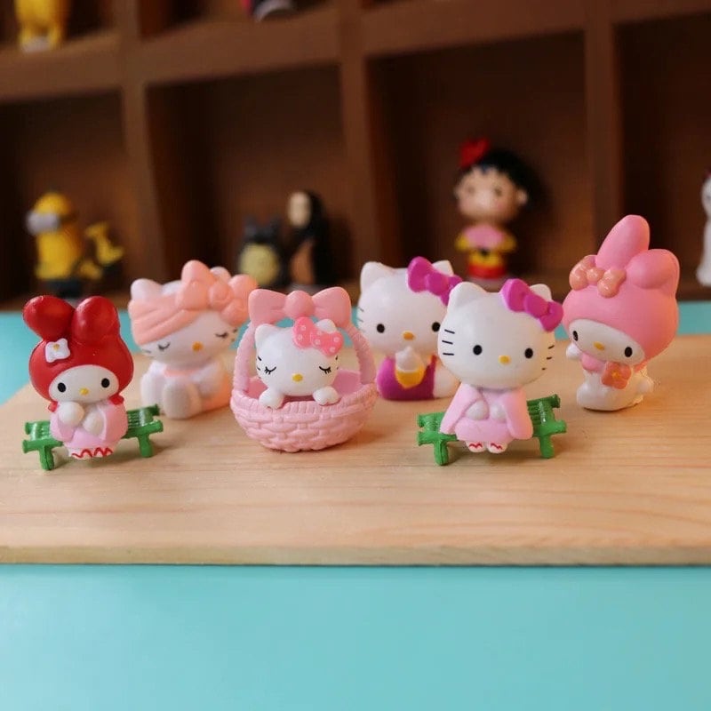 Hello Kitty Figurine Set- Set D