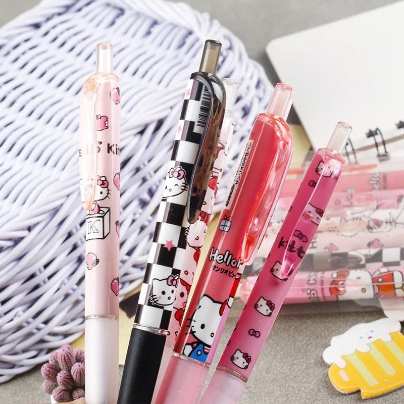 Kawaii Kitty Gel Pens - 6 Pack