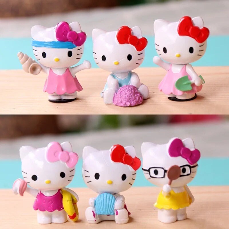 Hello Kitty Figurine Set- Set E