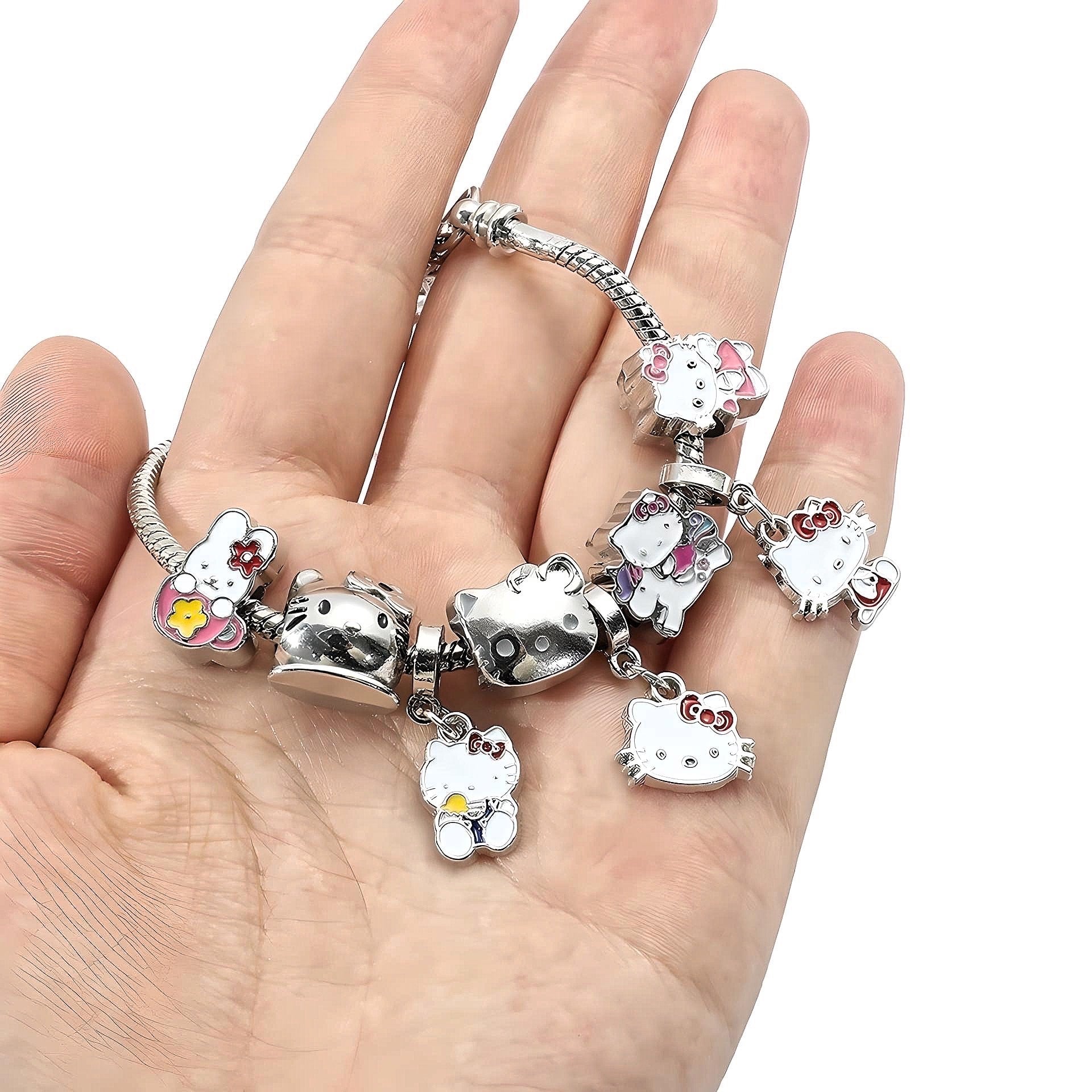 Kawaii Kitty Charm Bracelet - Version A