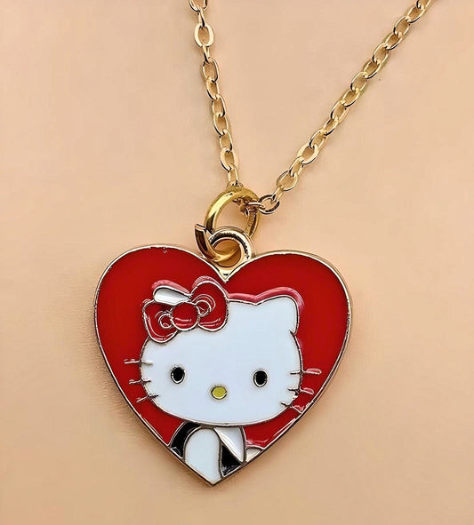 Hello Kitty Necklace - Heart