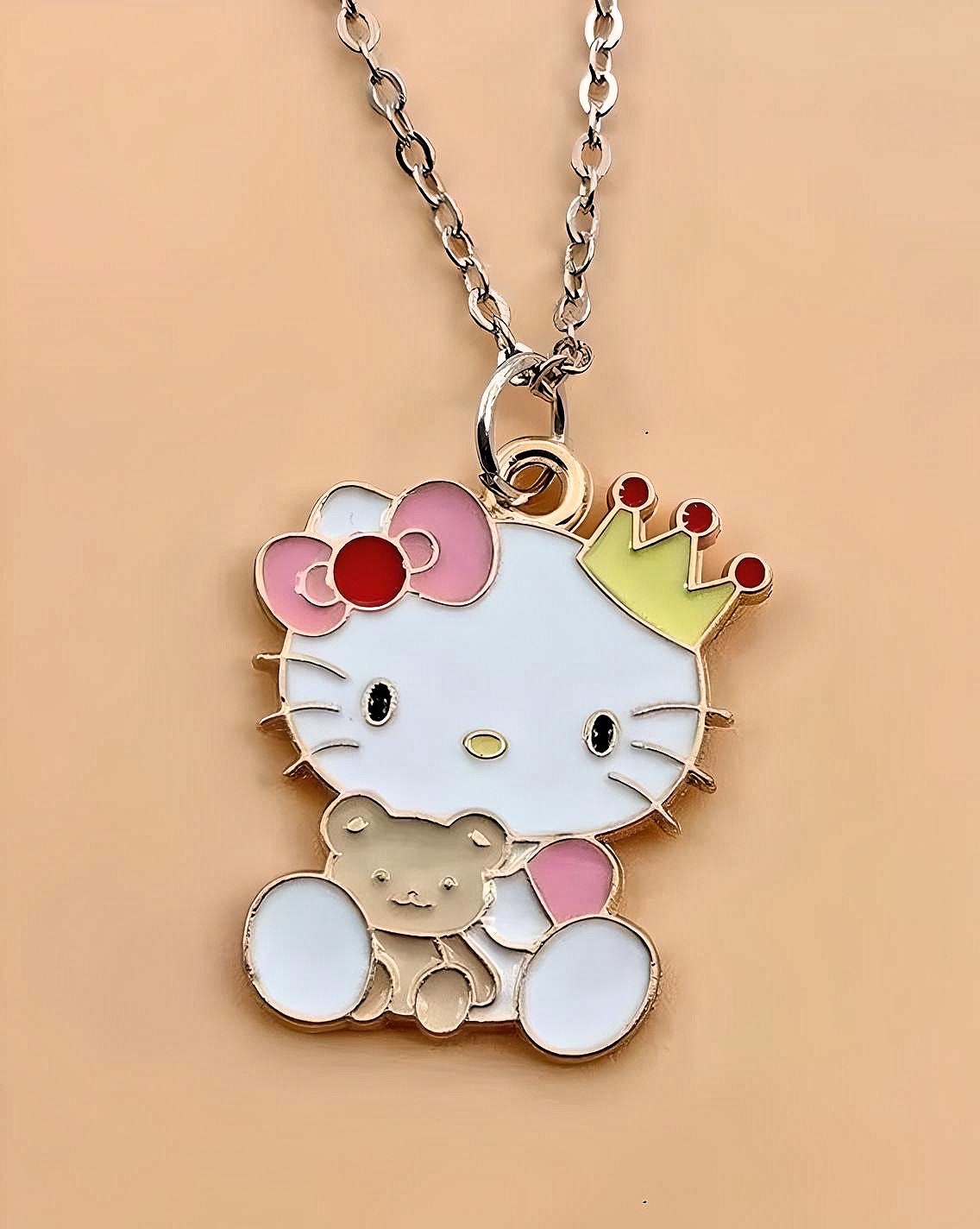 Hello Kitty Necklace - Teddy Bear