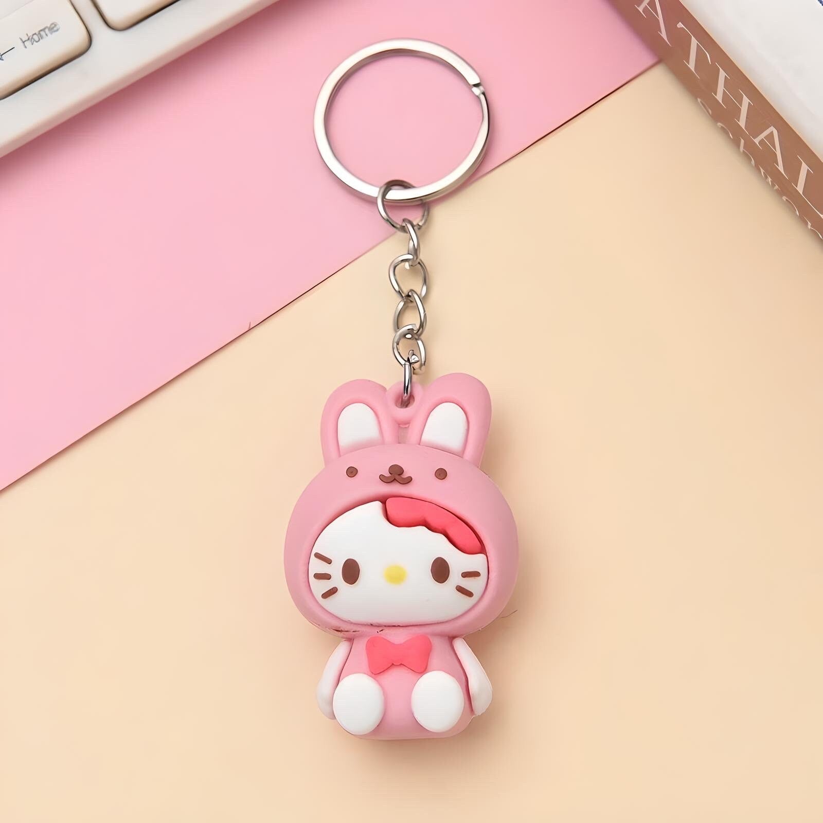 Hello Kitty, Kuromi and Cinnamoroll Keychains