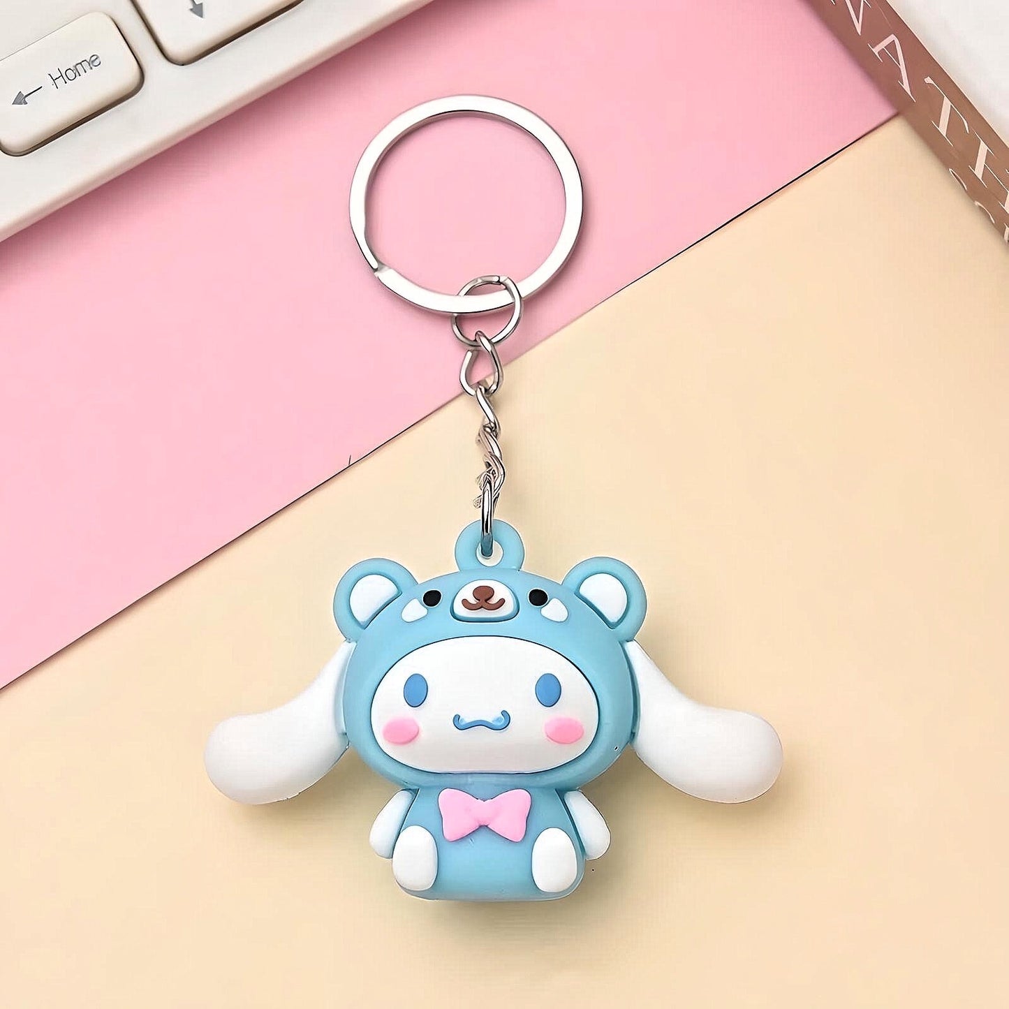 Hello Kitty, Kuromi and Cinnamoroll Keychains