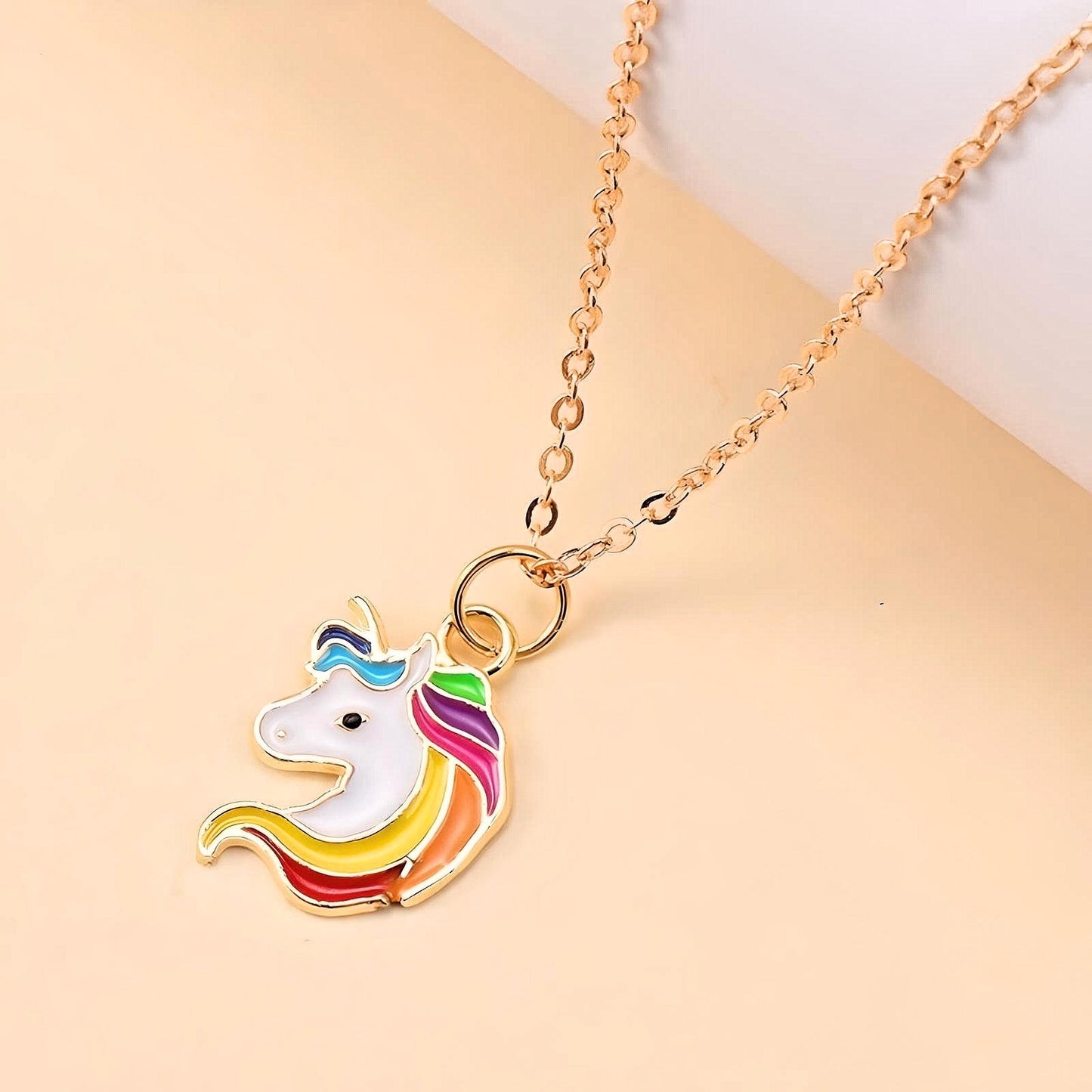 Unicorn Pendant with Chain Necklace - Version A