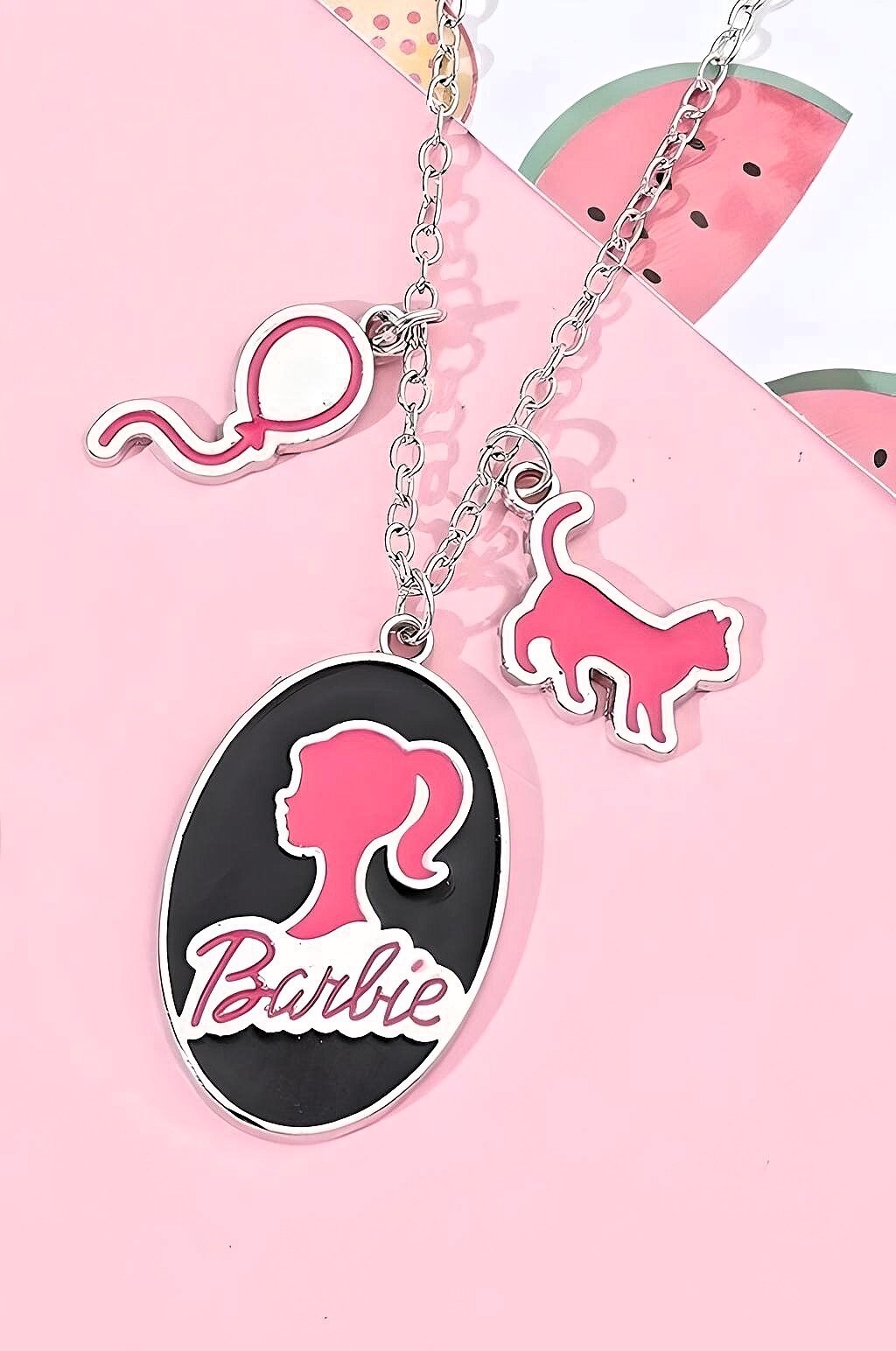 Barbi Pendant Necklace with Chain - Version B