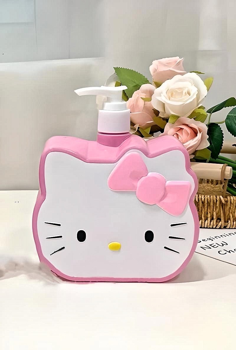 Kawaii Kitty Large Capacity Multipurpose Dispenser- Pink