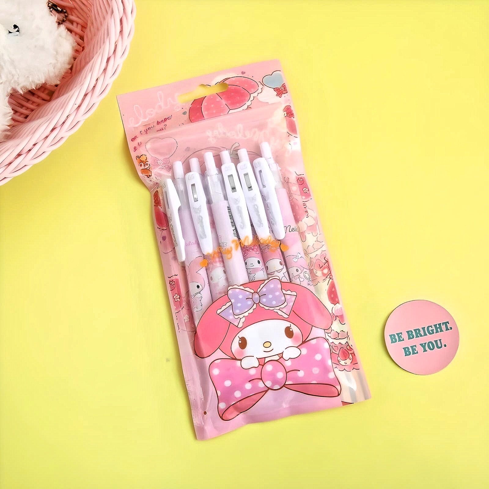 My Melody Gel Pens - 6 Pack