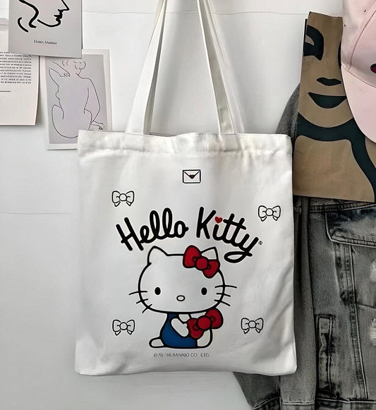 Hello Kitty Large Canvas Tote Bag - C