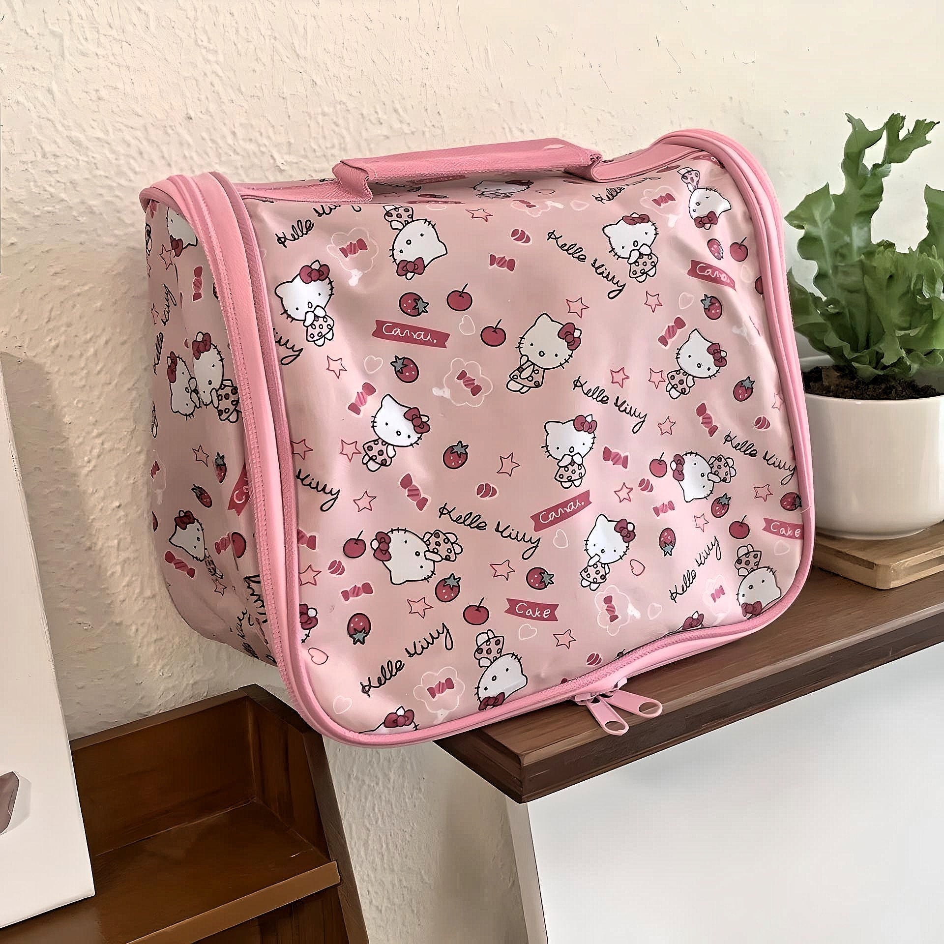 Kawaii Kitty Waterproof Travel Toiletry Cosmetic Bag