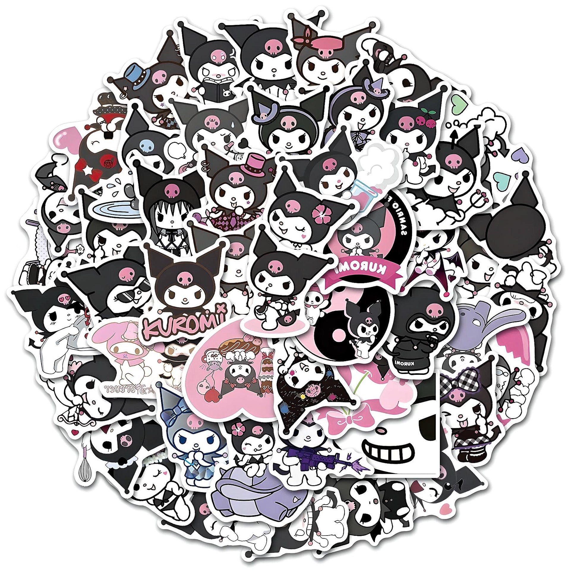 50 Pack Hello Kitty & Friends Vinyl Waterproof Stickers