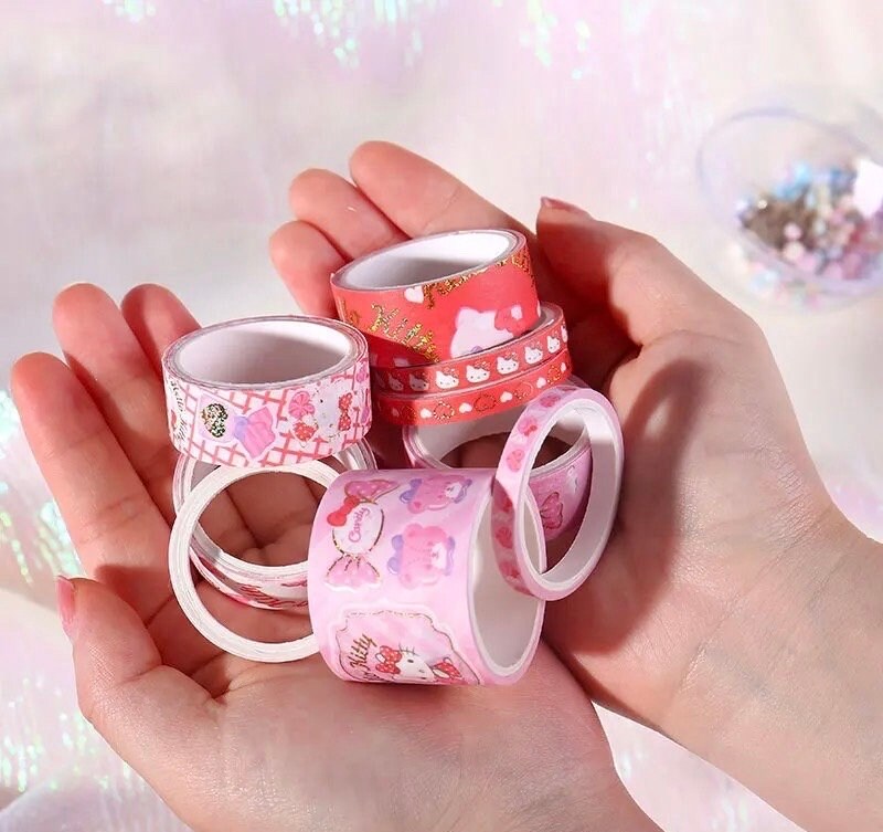 Kawaii Kitty Washi Tape 10 Pack