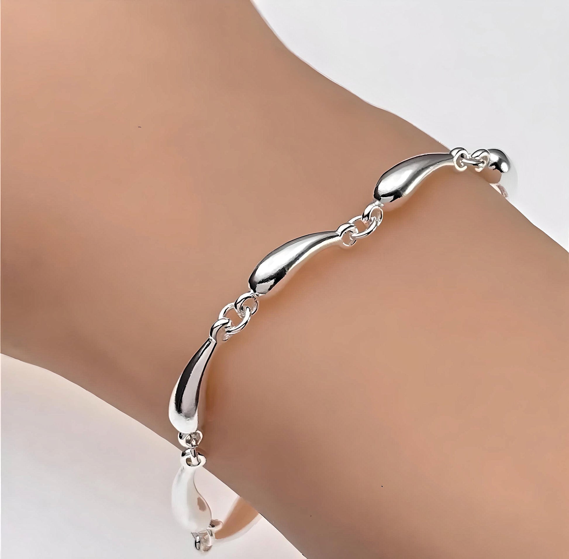 925 Sterling Silver Rope Bracelet